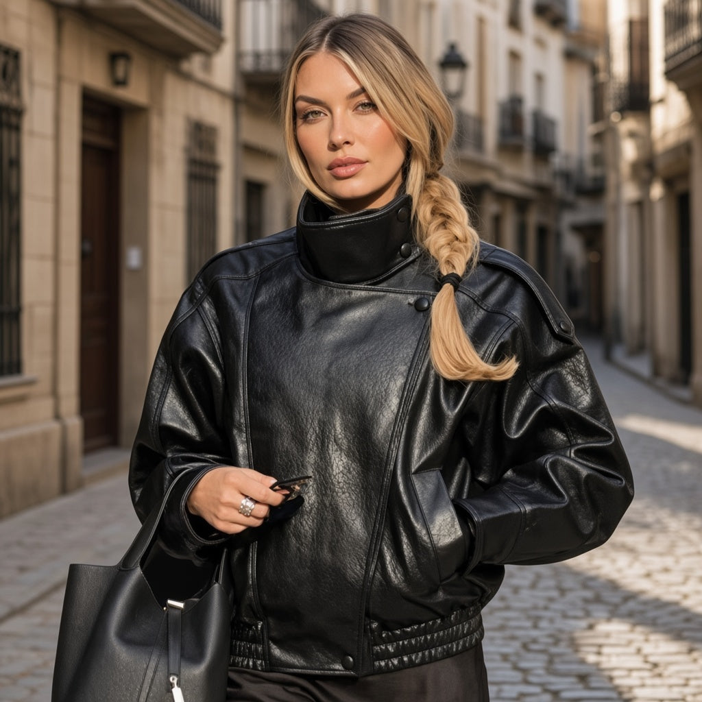Cazadora bomber oversize