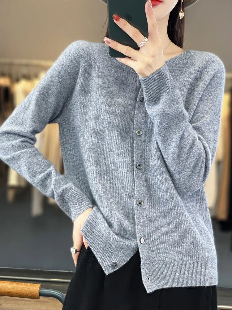 Jersey de lana con botones