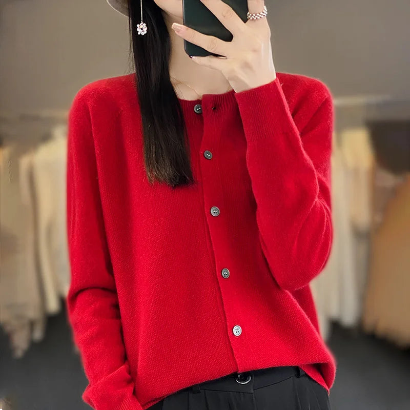 Jersey de lana con botones