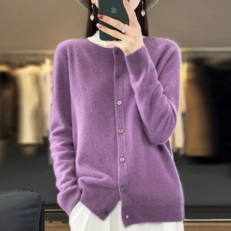 Jersey de lana con botones