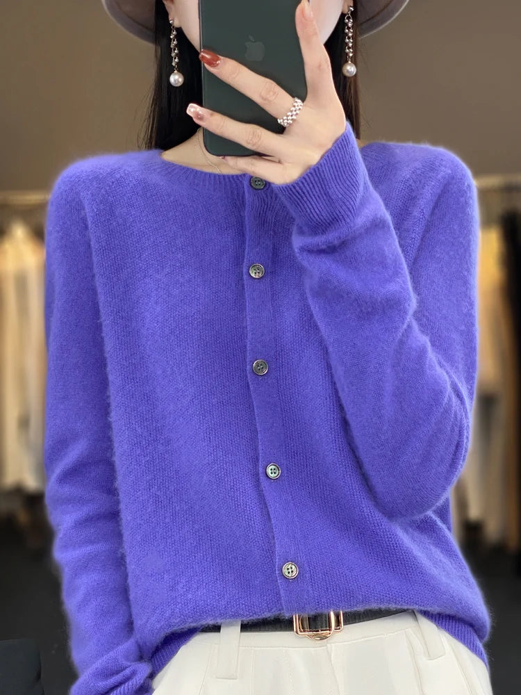 Jersey de lana con botones