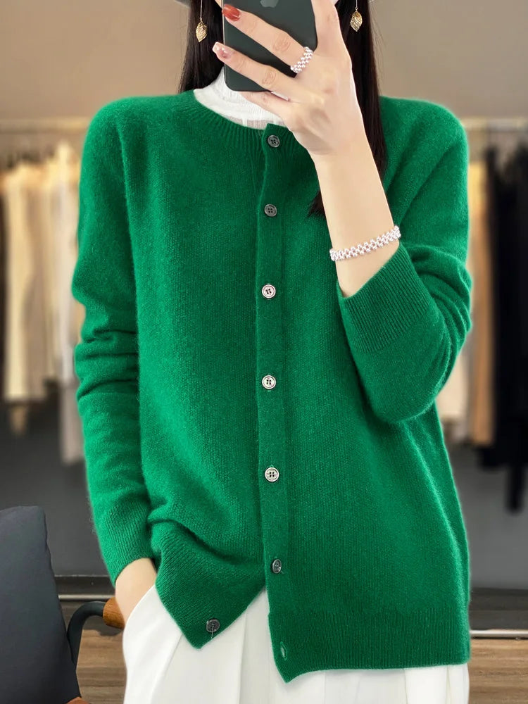 Jersey de lana con botones
