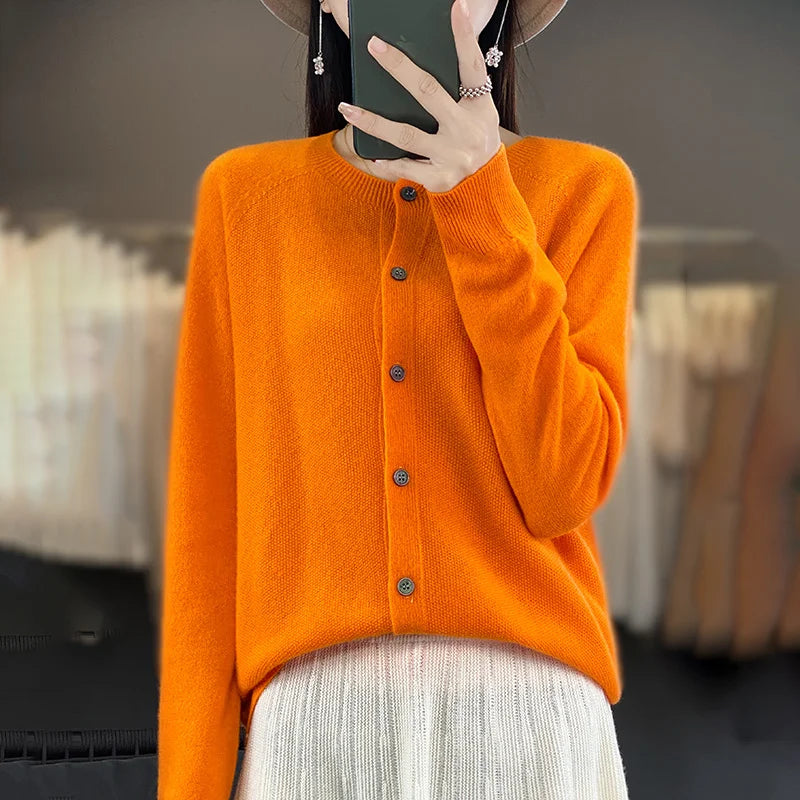 Jersey de lana con botones