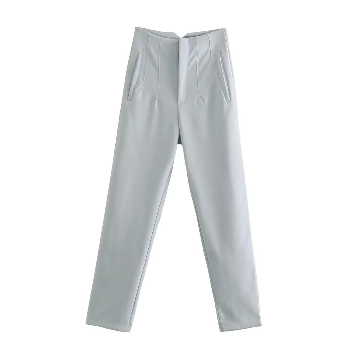 Pantalón recto de tiro alto
