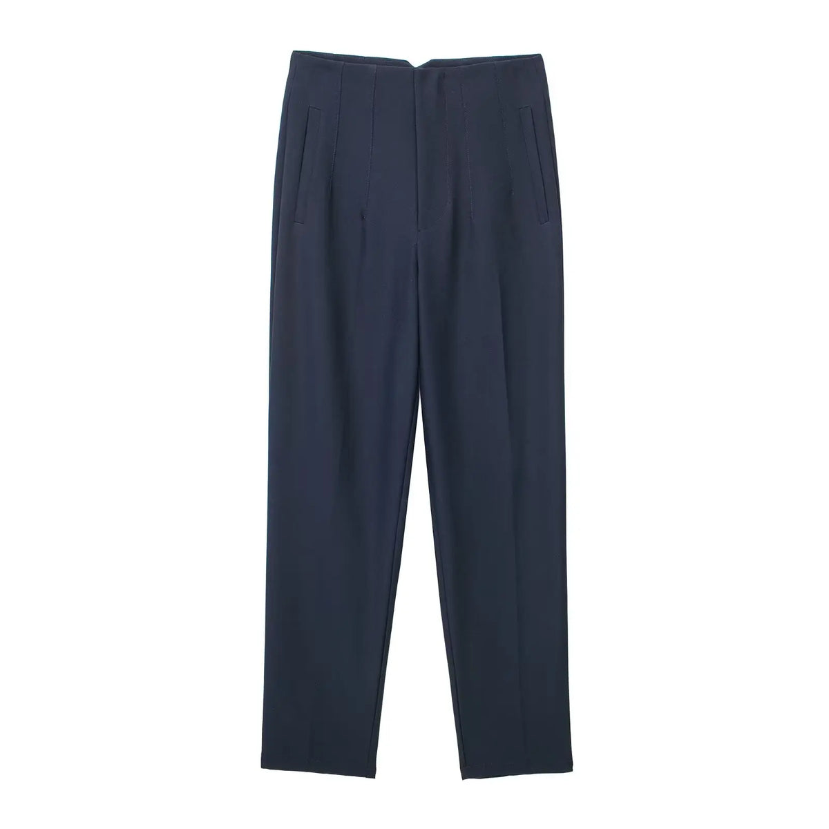 Pantalón recto de tiro alto