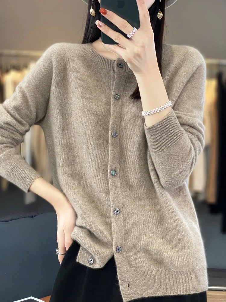 Jersey de lana con botones