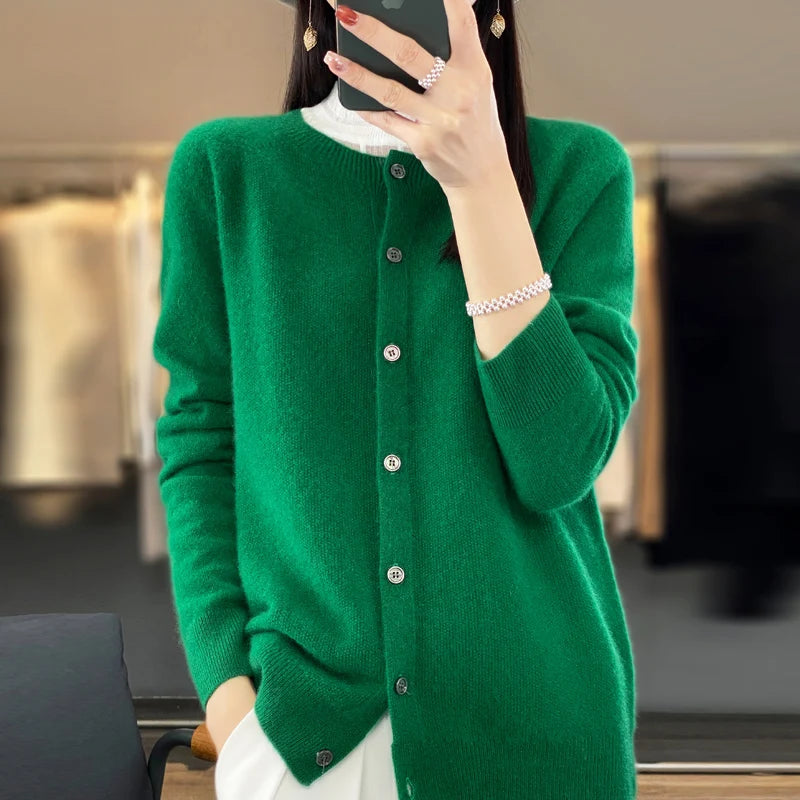 Jersey de lana con botones