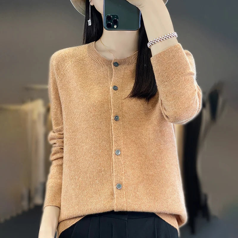 Jersey de lana con botones