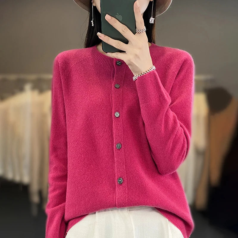 Jersey de lana con botones