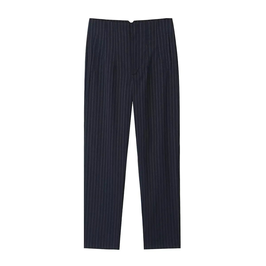 Pantalón recto de tiro alto