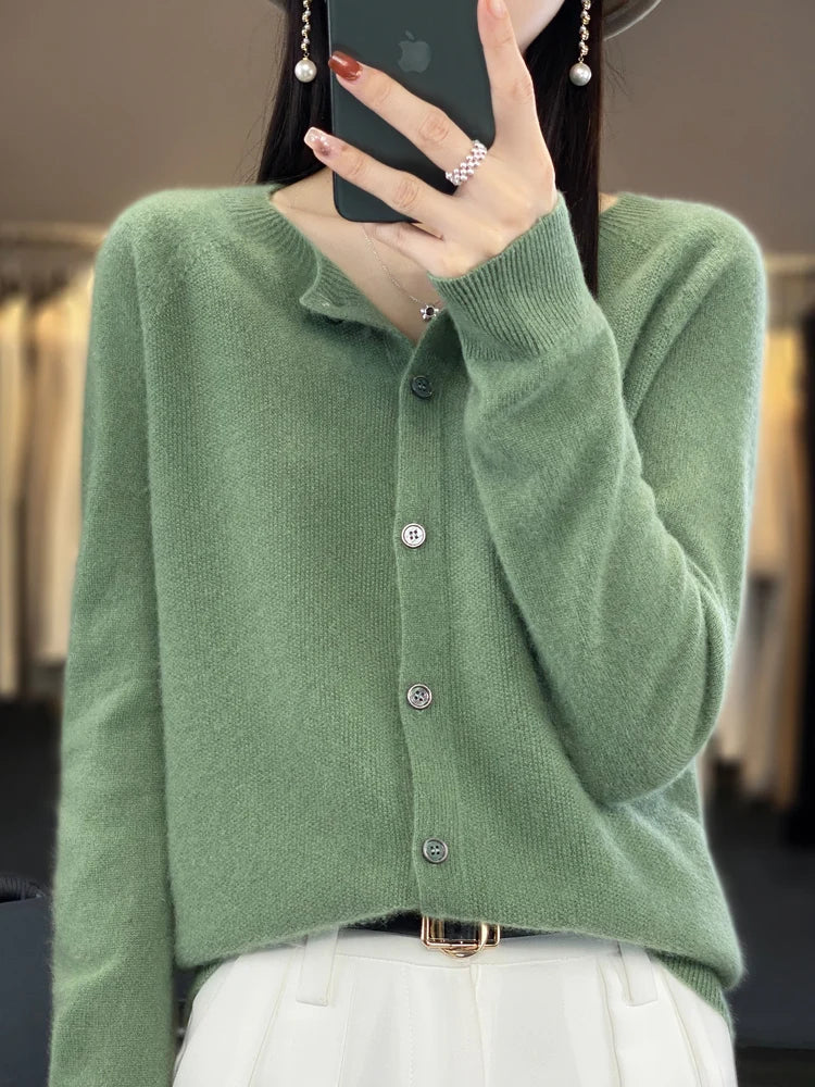 Jersey de lana con botones