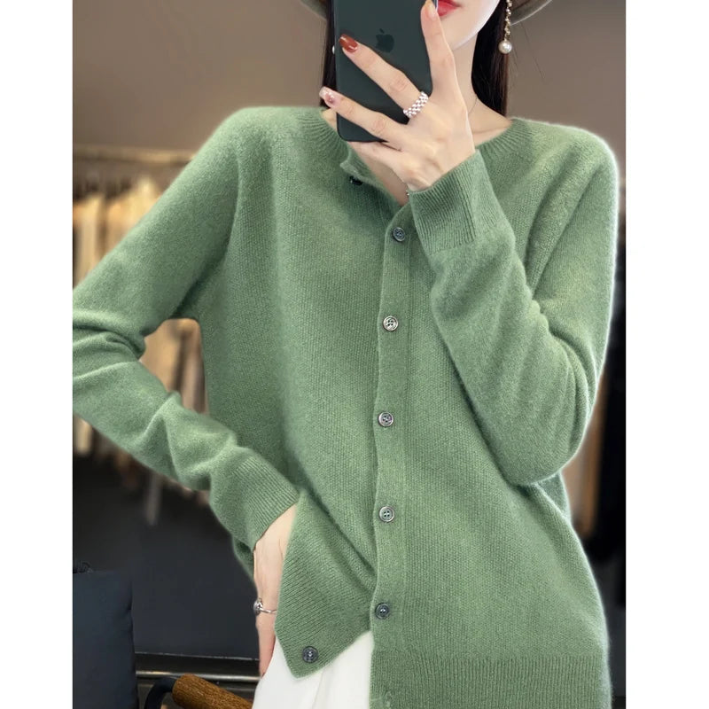 Jersey de lana con botones