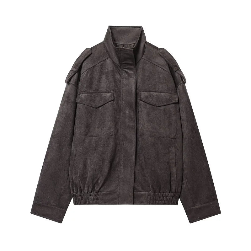 Cazadora bomber efecto ante