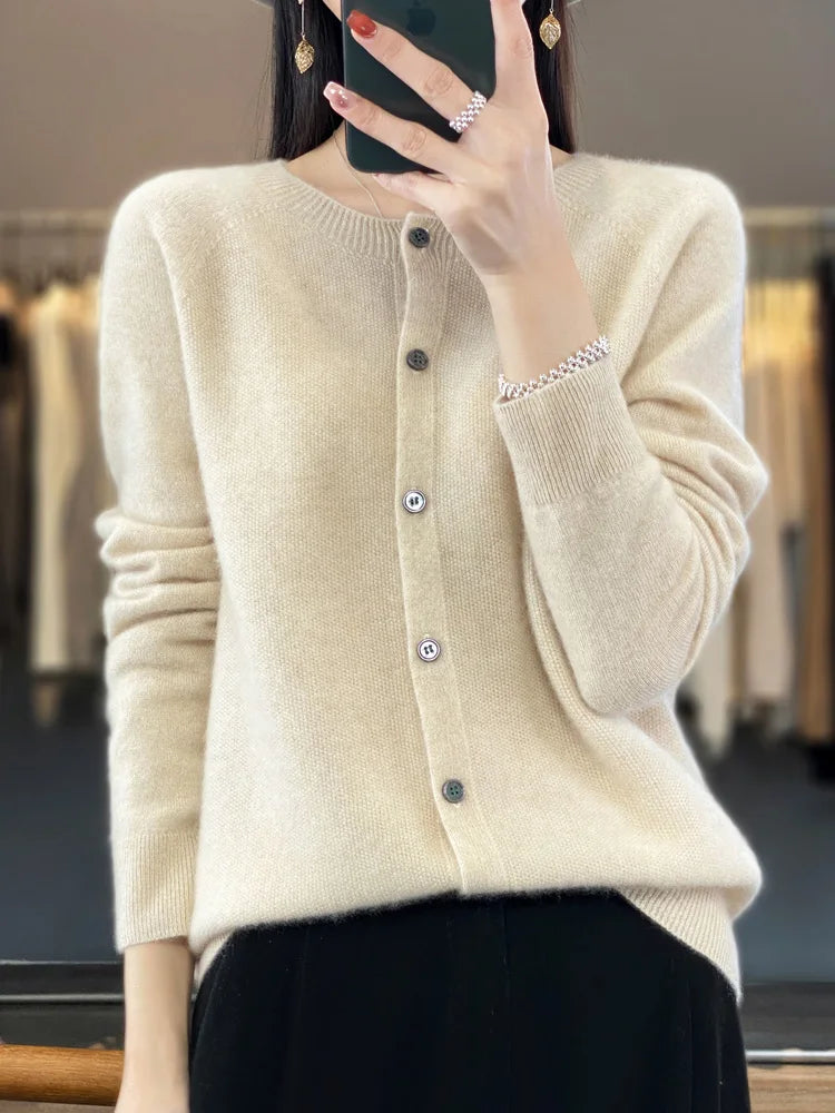Jersey de lana con botones