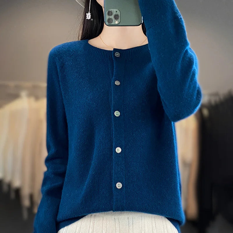 Jersey de lana con botones