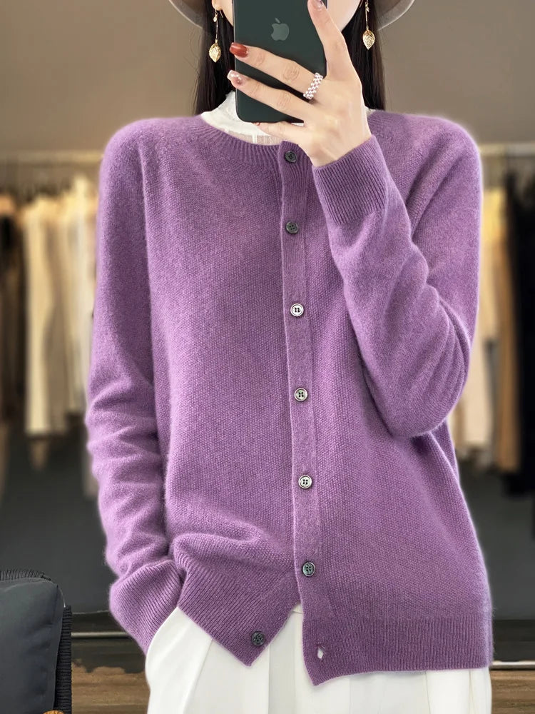 Jersey de lana con botones